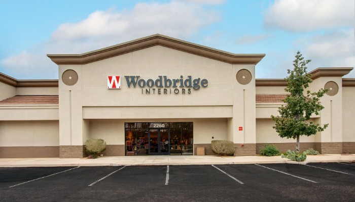 Storefront view of the Woodbridge Interiors store in Tuscon, AZ